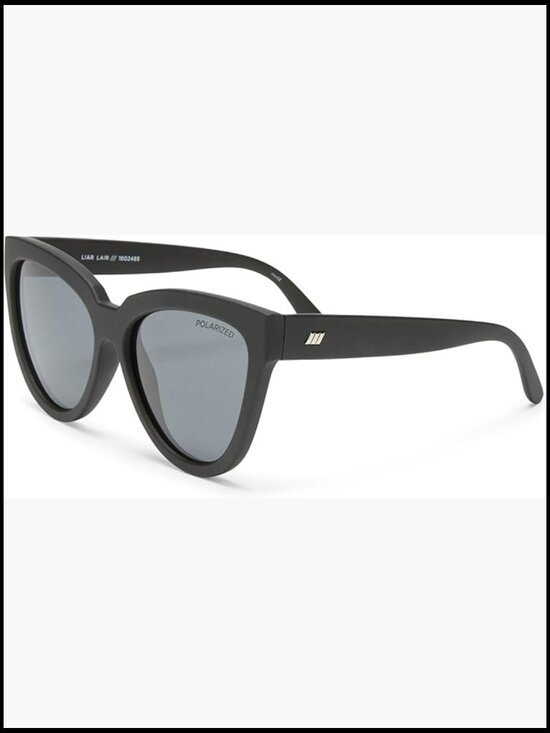 Oversized Cat Eye Sunglasses Polarized UV Protection Plastic Frame